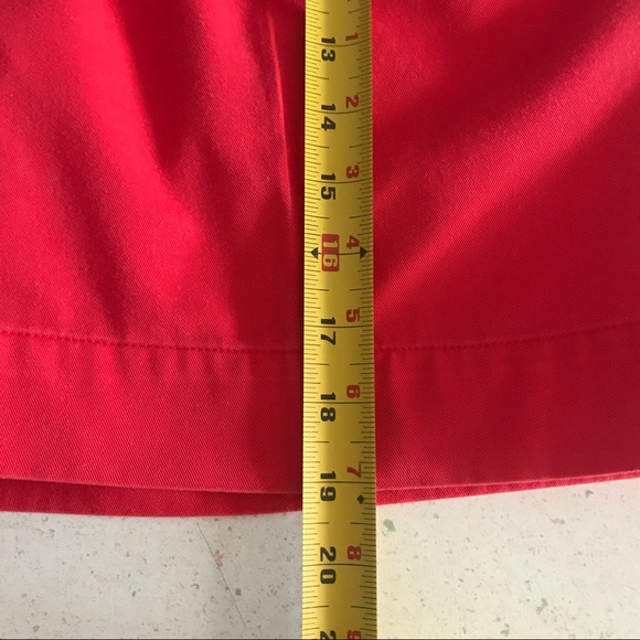 Vintage Carroll Reed Size 8 Red High Waist Shorts Pleated 26” Waist, High Rise.. - Picture 15 of 16